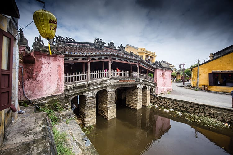 Japanse overdekte brug in Hoi An