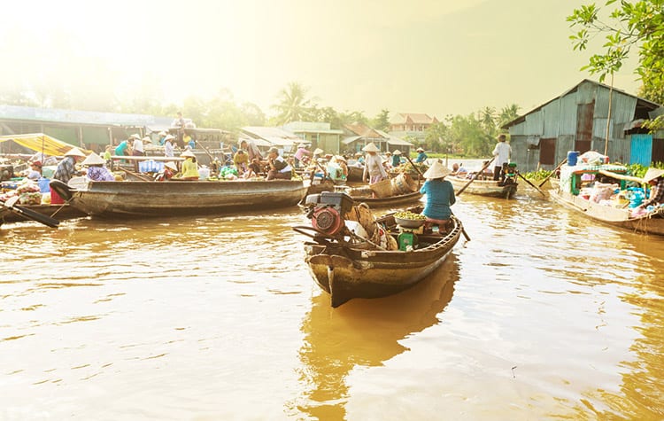 Mekong Delta markt