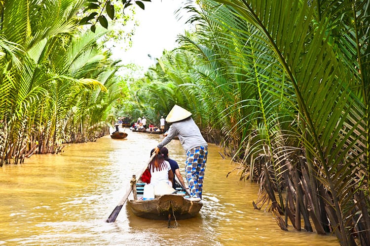 Boottocht door de Mekong Delta