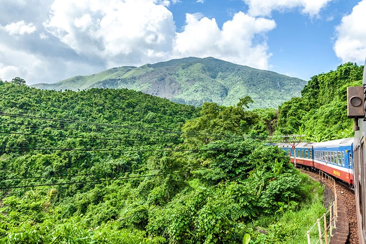 De trein van Hanoi naar Sapa