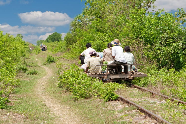 Bamboo train