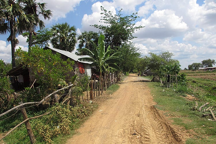 Platteland rondom Battambang