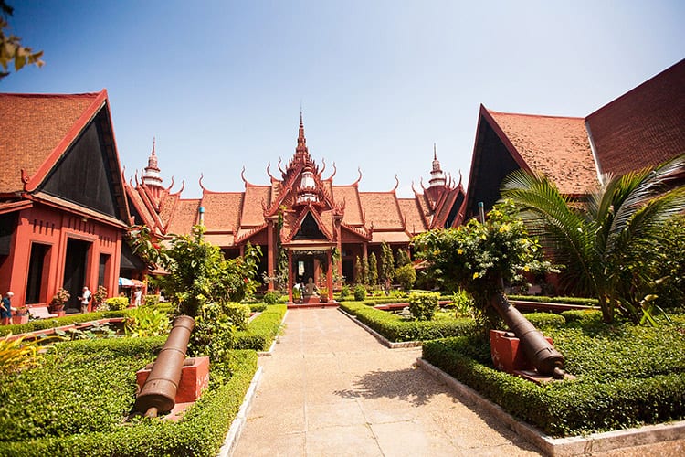 Nationaal Museum in Phnom Penh