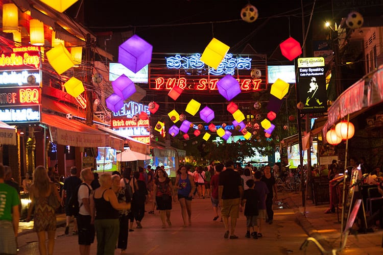 Pub Street in Siem Reap