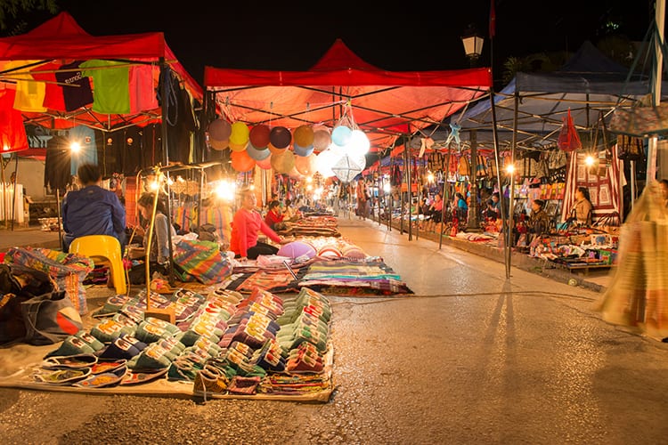 Luang Prabang avondmarkt