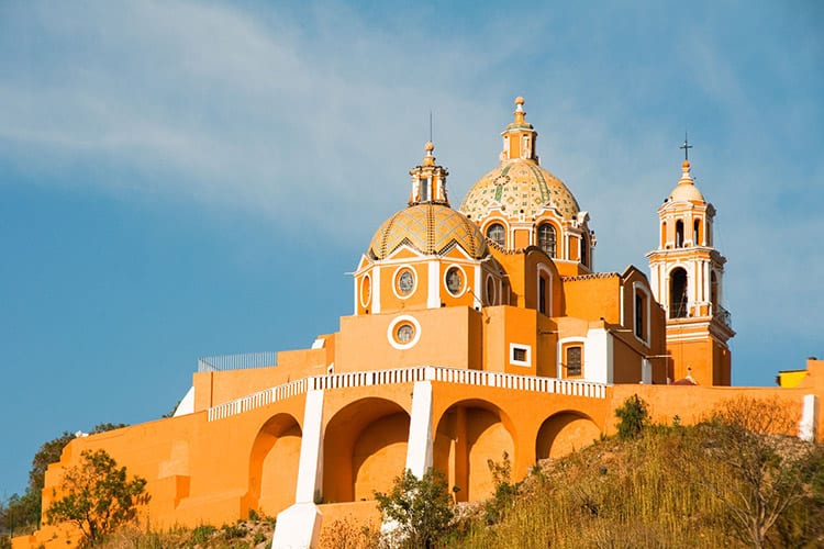 La Iglesia de los Remedios in Cholula
