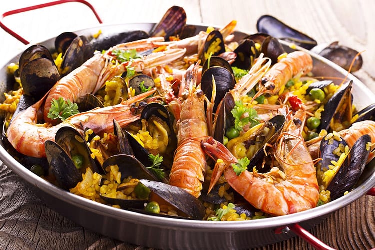 Paella, Spanje