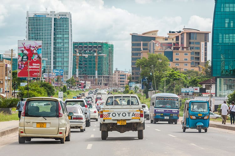 File bij Dar es Salaam