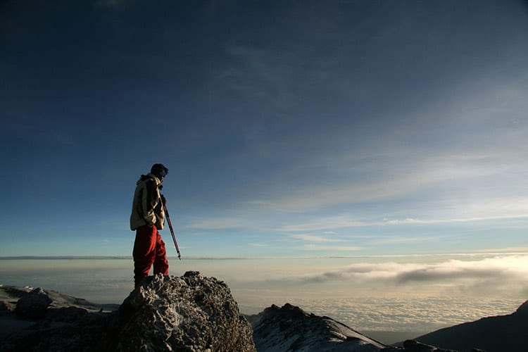 Top van de Kilimanjaro