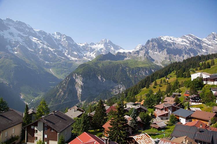 Mürren, Zwitserland