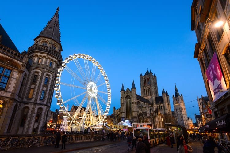 België, Gent, kerstmarkt
