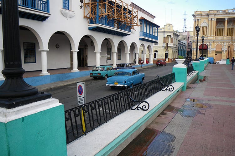 Parque Cespedes plein, Santiago de Cuba