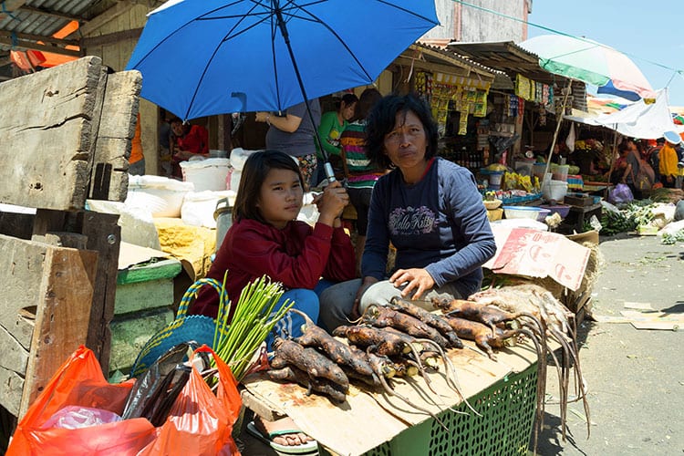 De macabere markt van Tomohon
