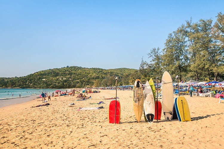 Strand op de Mentawai eilanden