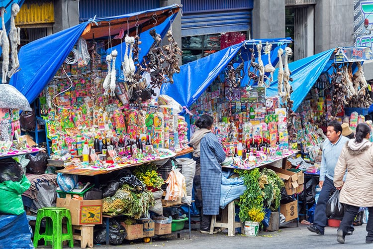 Heksenmarkt, La Paz