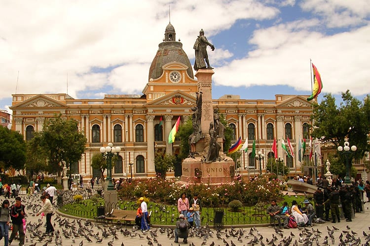 Plaza Murillo in La Paz
