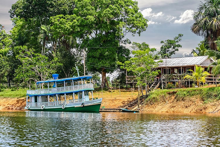 De omgeving van Manaus
