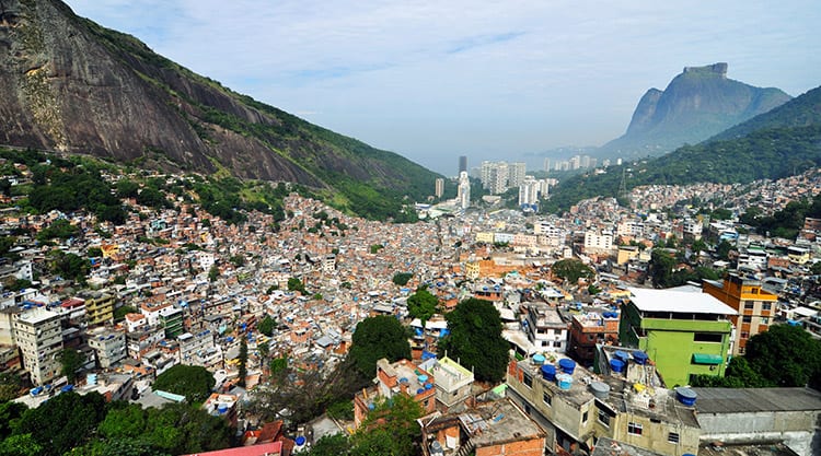 De favela’s van Rio