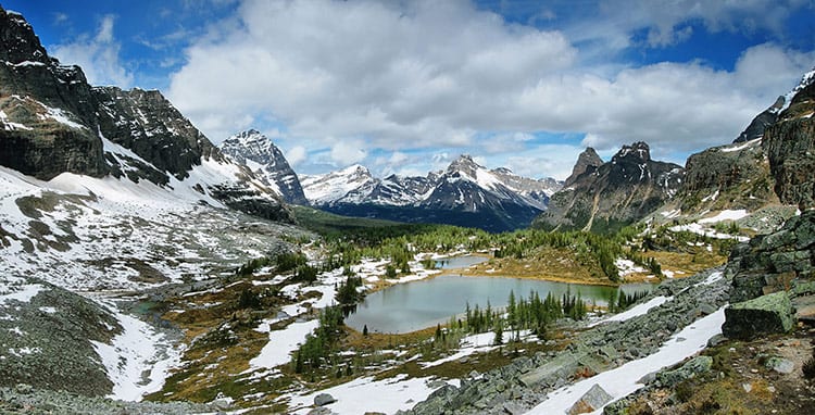 Het Opabin plateau