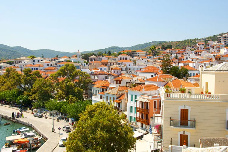 Skopelos-stad