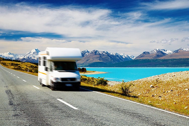 Reizen per camper in Nieuw-Zeeland
