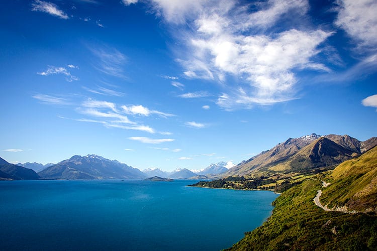 Wakatipumeer bij Queenstown