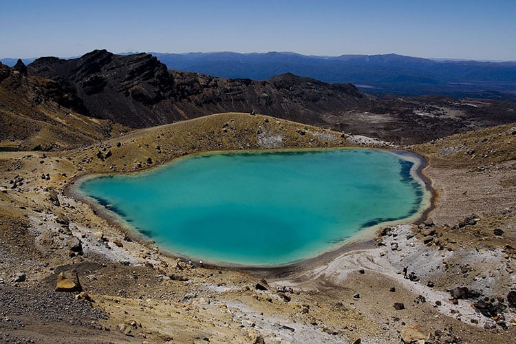 Blue Lake op Mount Tongariro