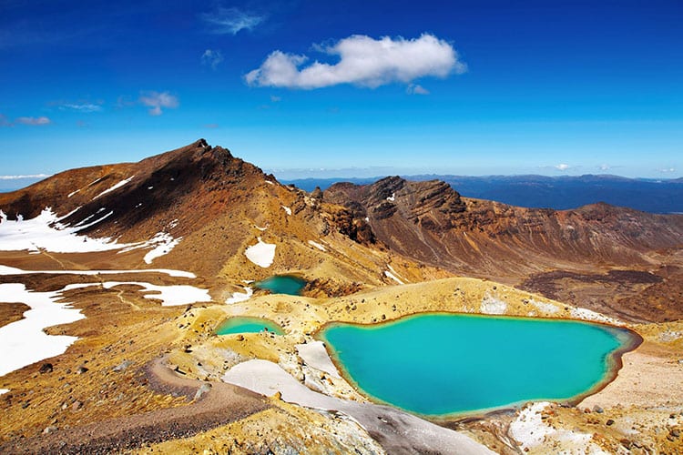 Emerald Lakes op Mount Tongariro