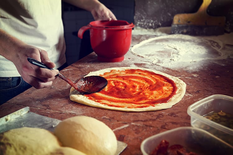 Italiaanse pizza