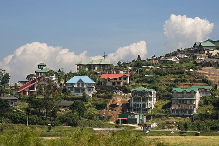Villa's in de heuvels bij Nuwara Eliya
