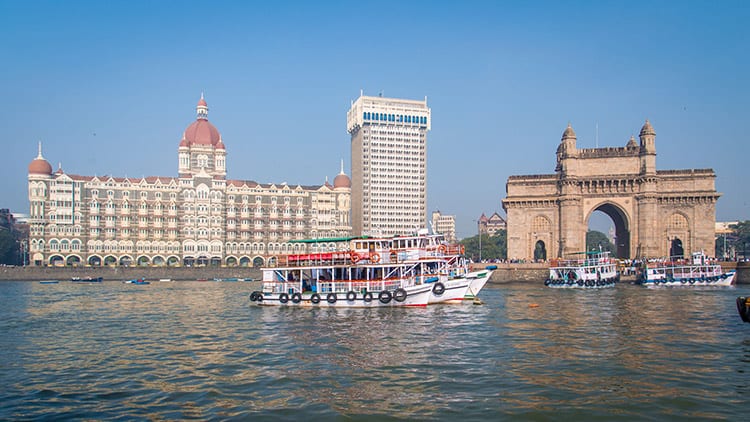 Gateway of India en het Taj Mahal Palace