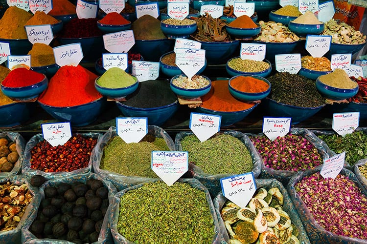 Markt in Iran