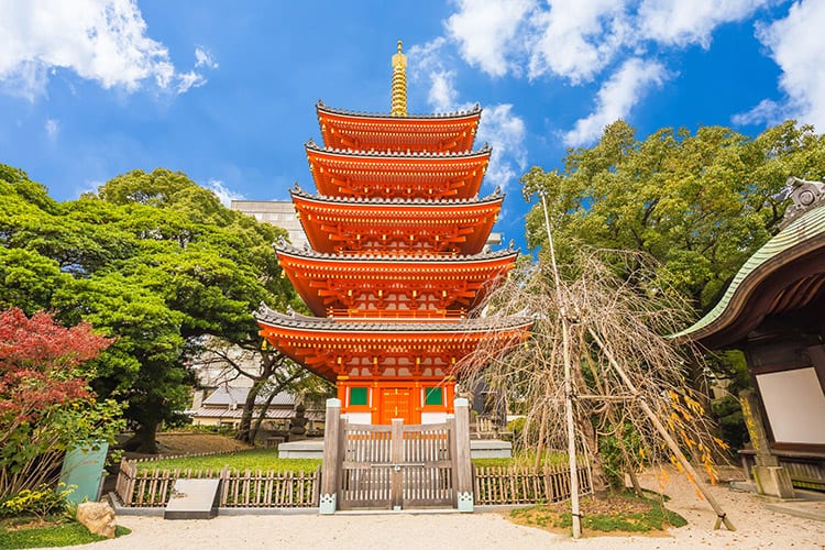 Tocho-ji tempel, Fukuoka
