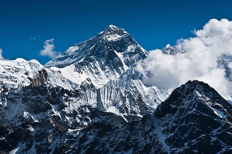 Himalaya bergvlucht