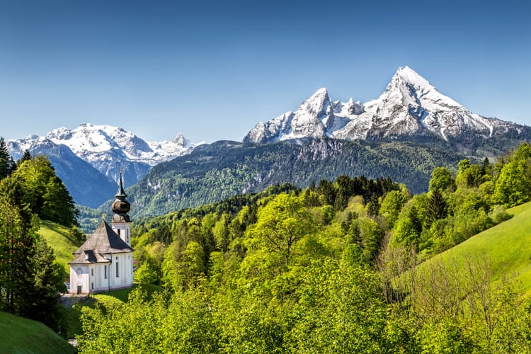 Duitsland, Beieren, Maria Gern bedevaartskerk
