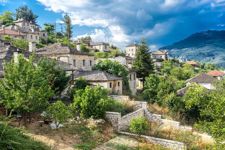 Zagoria bergdorp Aristi
