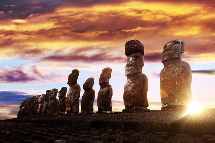 Moai, Paaseiland