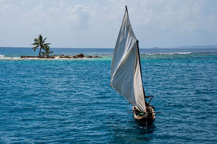 San Blas-eilanden zeilen