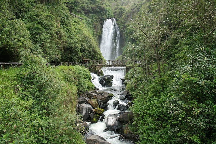 Peguche waterval