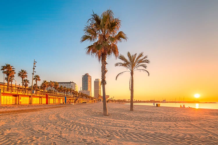 Barcelona strand