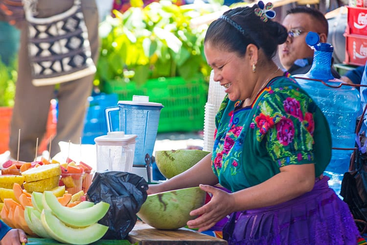 Indianenmarkt in Chichicastenango