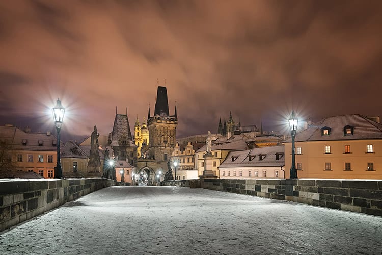 Stedentrip Praag winter