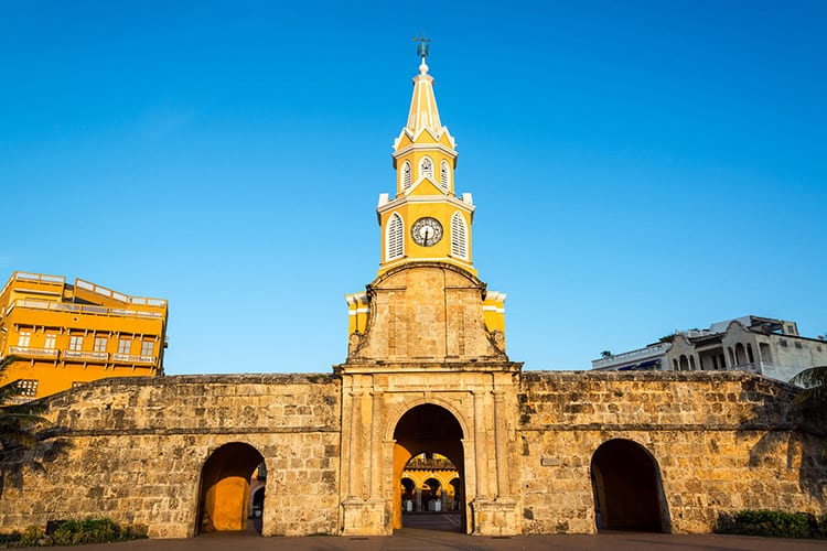 Puerta del Reloj klokkentoren, Cartagena