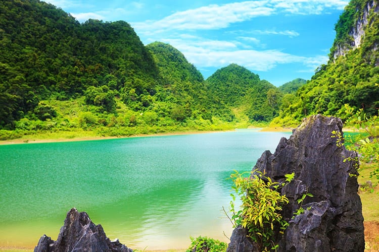 Thang Hen meer, Cao Bang