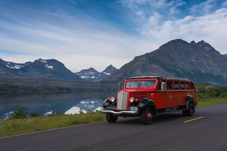Glacier National Park bus