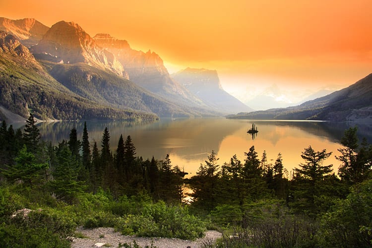 St. Mary Lake, Glacier National Park