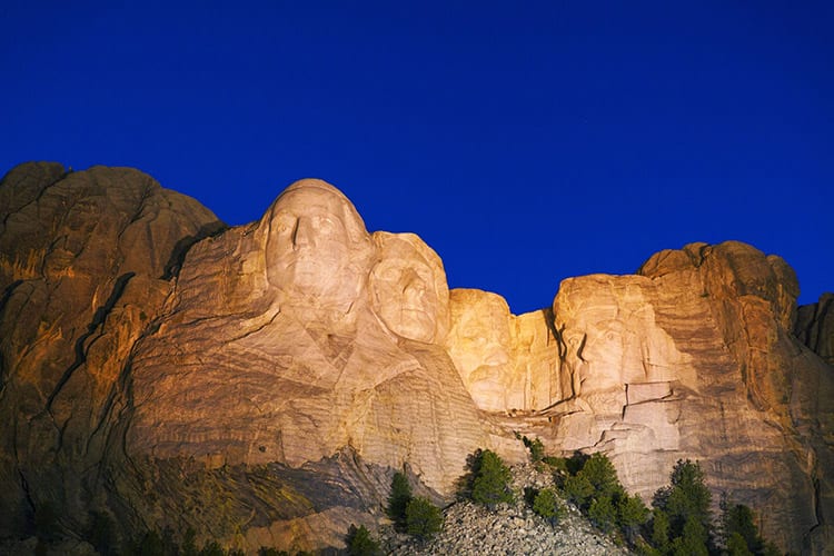 Mount Rushmore avondceremonie