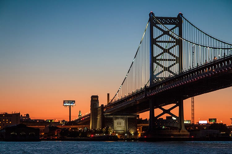 Benjamin Franklin Bridge, Philadelphia