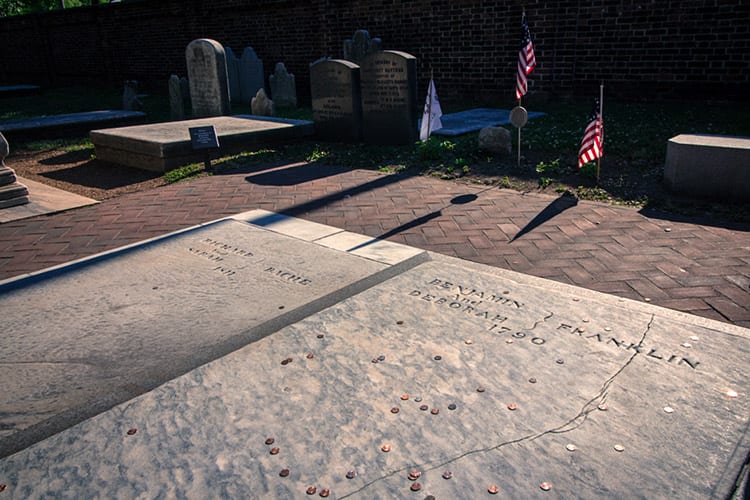 Benjamin Franklin’s graf, Philadelphia