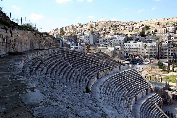 Het amfitheater van Amman
